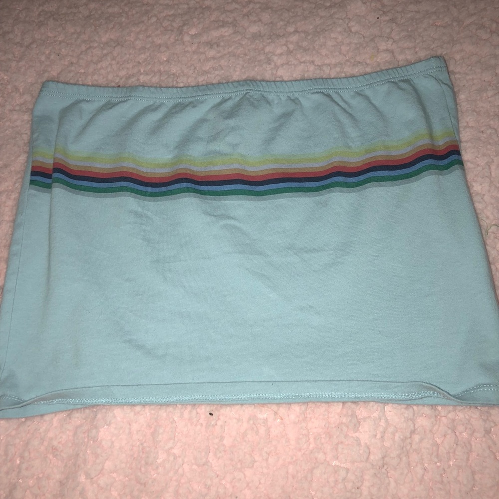 rainbow tube top